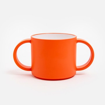 tak. 兒童雙把手水杯200mL 橘