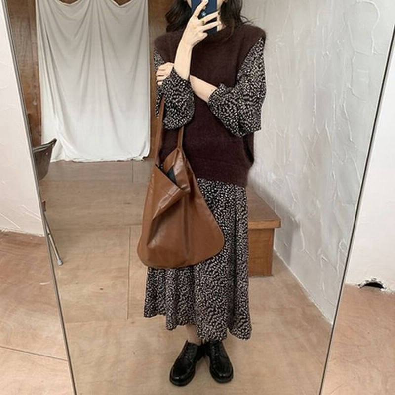 レディース ワンピース 秋冬 長袖 ドット柄マキシロングワンピース ドット レトロ クラシック シック マキシロング丈 ロング丈 レイヤード 通販 Lineポイント最大0 5 Get Lineショッピング