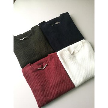 外貿原單 秋冬女裝圓領羊毛混紡休閑開叉針織衫中長款 外套毛