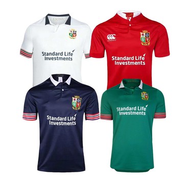 17-18愛爾蘭獅子隊客場短袖上裝T恤橄欖球衣 Ireland lions rugby