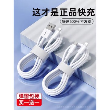 賓思適用于蘋果數據線iPhone15pro充電線15plus閃充PD30W快充16pro max手機通用2米13沖電8plus蘋果14充電器