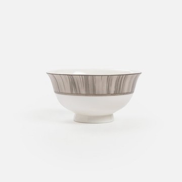 克萊歐骨瓷高腳碗11.9cm 凱特灰白