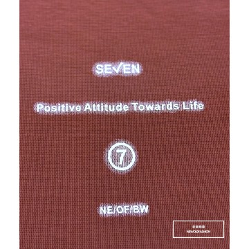 E7th.厚磅OF字體短T-紅(E7SN80592404)