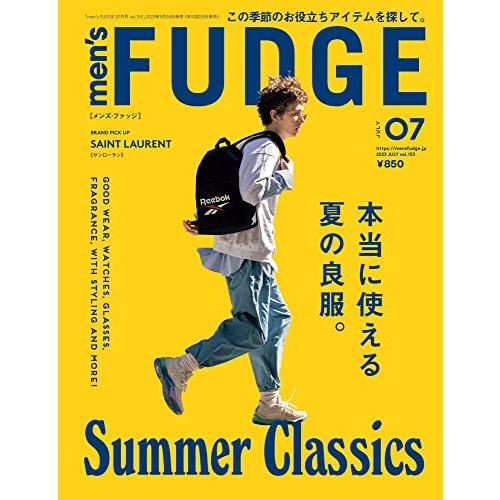 men s FUDGE メンズ ファッジ 2023年 7月号 Vol.153