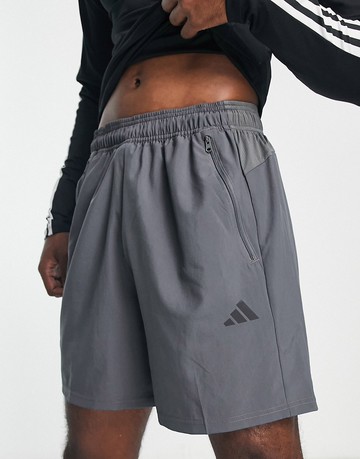 adidas Training Train Essentials 7 inch woven shorts in grey