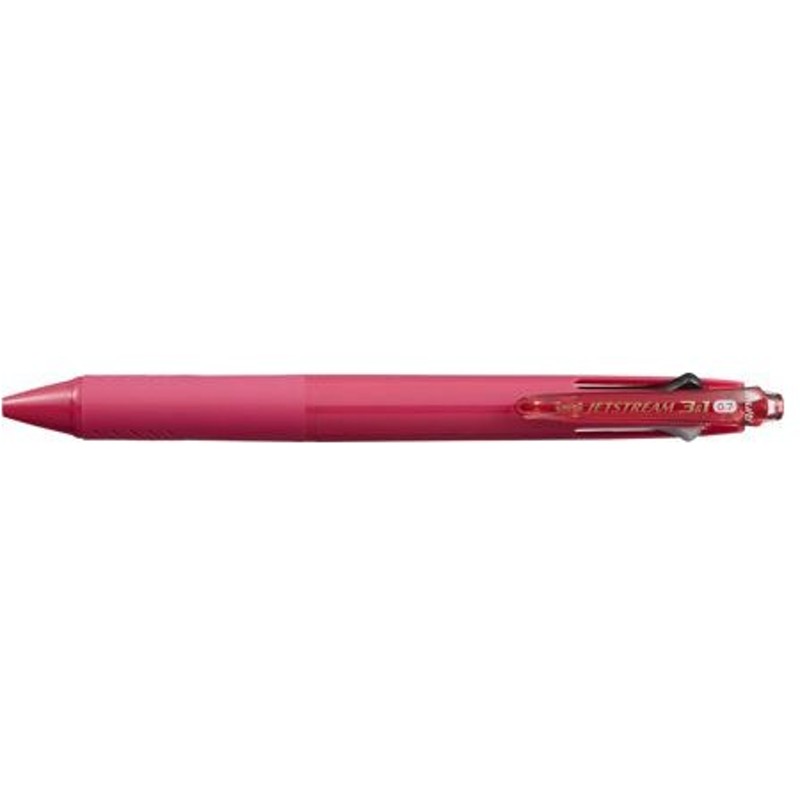 卸売り ジェットストリーム 4 1 三菱鉛筆 ボールペン MITSUBISHI PENCIL 多機能ペン 4色+シャープペン 0.5mm 極細ピンク  discoversvg.com