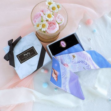 【香港粉浪 Hong Kong Pink Wave 系列】髮帶 |TWILLY  長圍巾