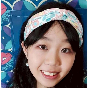 捲毛力卡｜緞面髮帶 百花 週日午後