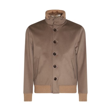 Kired - Light Brown Wool Casual Jacket