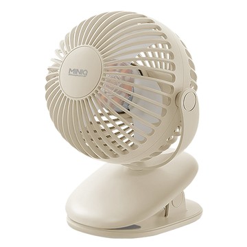 MINIQ 夾式桌面風扇  奶茶色  FA-002