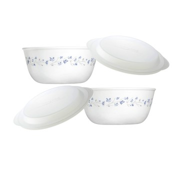 【美國康寧 CORELLE】絕美紫薇4件式餐盤組(D02)