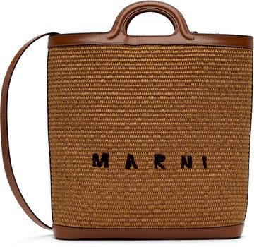 Marni 棕色 Tropicalia 托特包