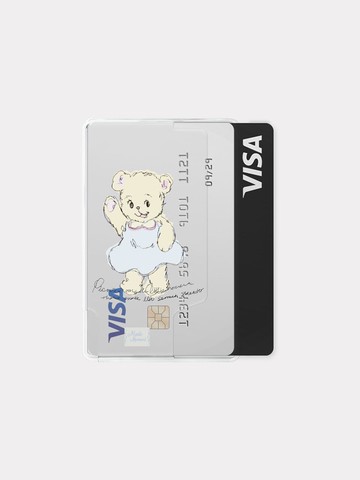 Adorable Bear Design MagSafe Card Wallet Phone Case