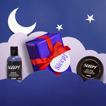【LUSH 英國直營】祝你睡得香甜｜睡公主 身體沐浴保養禮盒