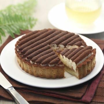 【喜之坊】免運!提拉米蘇塔5吋 ★華麗的方式呈獻 多層次口感派皮 /義大利頂級Mascarpone乳酪/手工製作/每ㄧ口都充滿濃烈的乳酪香~ NO.1#團購美食#人氣甜點★｜蛋糕推薦｜