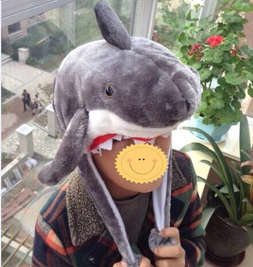 東區派對-動物帽/海洋帽/鯊魚帽/絨毛鯊魚帽