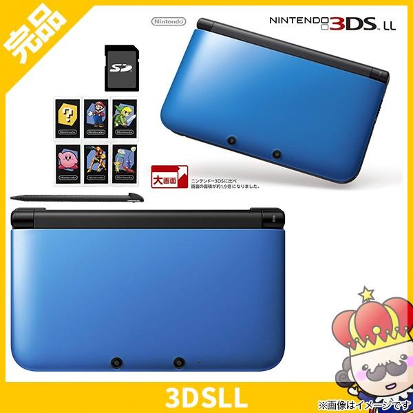 3DSLL ニンテンドー3DS LL ブルーXブラック 本体 完品 外箱付