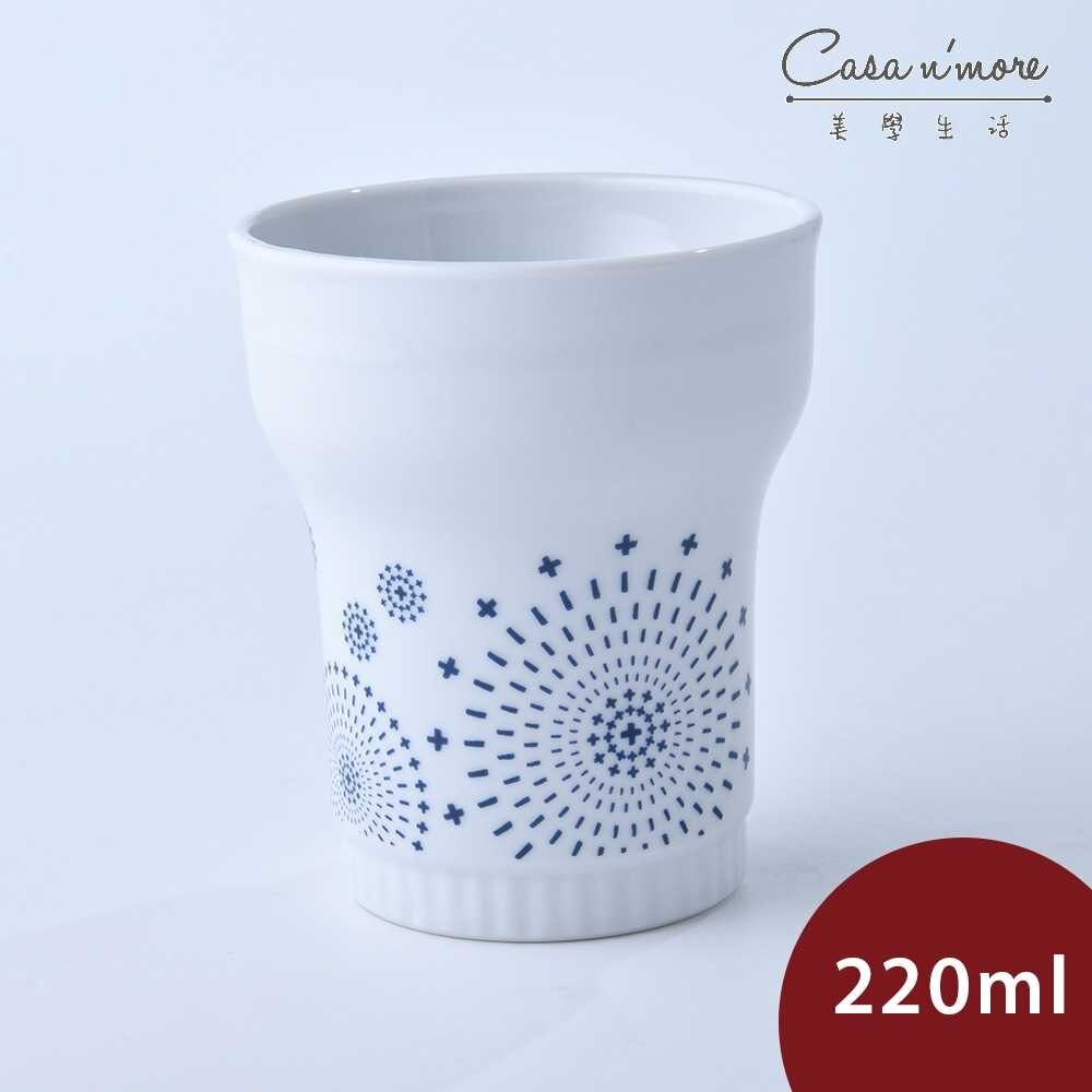 Hasami 福田 雙層陶瓷杯 茶杯 水杯 220ml 煙火 -幸福女神月