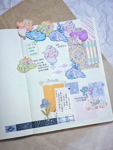 諾比療癒系可愛異形便簽