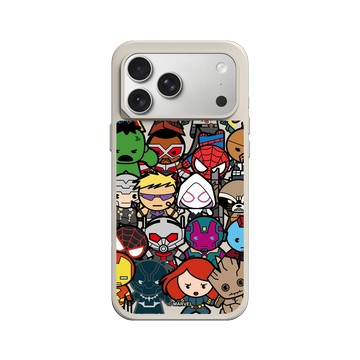 iPhone 17 Pro Max SolidX 貝殼灰 - 迪士尼-漫威 Marvel - 漫威英雄-復仇者聯盟 集合Q版