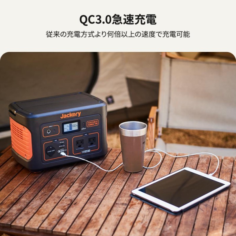 Jackery Solar Generator 708 ポータブル電源 708 ソーラーパネル