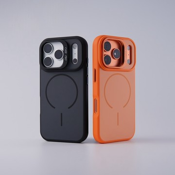 膚感雙色 鏡頭支架 磁吸 防摔殼 保護殼 適用 iPhone 17 16 15 14 13 12 Pro Max 手機殼