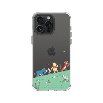 iPhone 15 Pro Max Clear 透明 - 迪士尼-小熊維尼 Disney Winnie The Pooh - 與朋友一起冒險