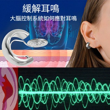 專利磁石耳環耳鳴緩解/助眠神器/舒壓配件 德國醫用鈦鋼24H舒適佩戴 上班族睡眠救星