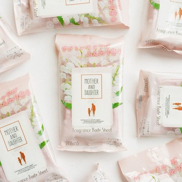【OOYII吾憶】日本製Mother And Daughter 溫和低敏濕紙巾-鈴蘭花香｜生日禮物、性別趴禮物、懷孕禮物、兒童禮物｜
