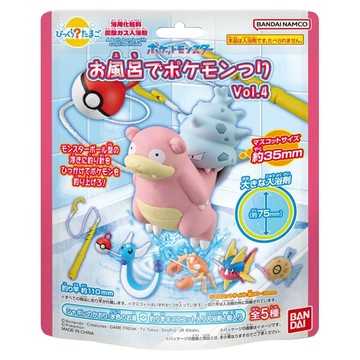 BANDAI 泡澡公仔沐浴球 藍色皂香 寶可夢釣魚篇 Vol.4  230g  1個