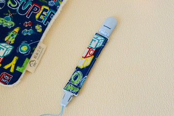 手繪塗鴉 手作奶嘴鍊 奶嘴夾