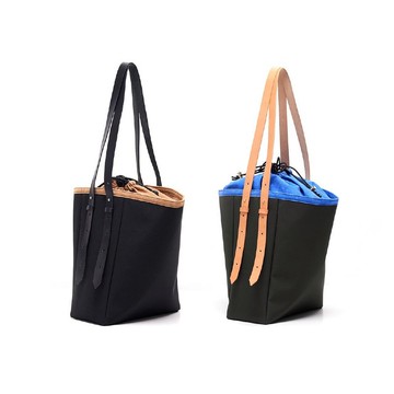 ajew tangent bag 真皮拼接多功能水桶包