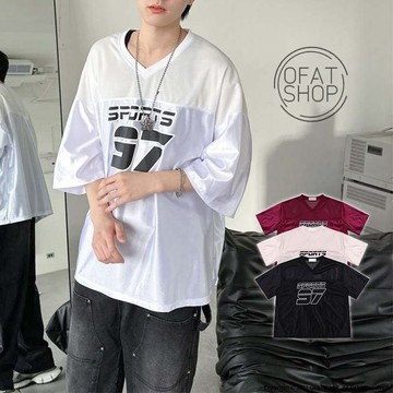 棒球球衣 97號球衣 美式球衣 五分袖 寬鬆上衣 棒球短T 籃球衣 寬鬆短T 運動衣【MT150】