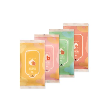 奇哥 CB純水柔濕巾30抽 - 純水濕巾、寶寶濕巾、柔濕巾、外出必備  4包  1組