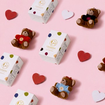 100分心意【Charming 喬名巧克力】綜合6入可可＋可可熊吊飾｜附紙袋｜輕糖可可沖泡飲 貼心小禮物🚗快速出貨