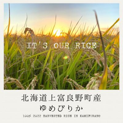 ふるさと納税 上富良野町 大雪山の伏流水で育った高級品種のお米「ゆめぴりか」玄米 (10kg×1袋)