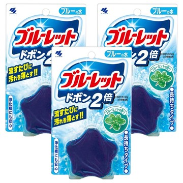 KOBAYASHI 小林製藥 BLUELET 星星馬桶球 藍色薄荷  120g  3個