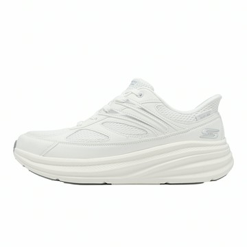 Skechers 休閒鞋 Bobs Skillz Slip-Ins 男鞋 白 厚底 緩衝 運動鞋 118432W