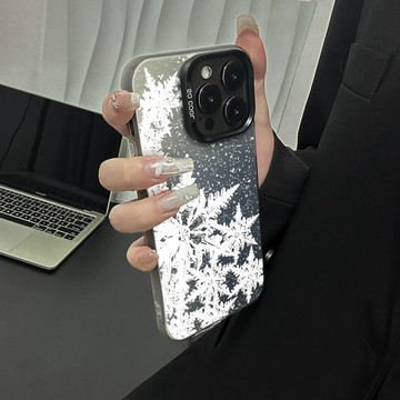 趣享優品 保護 安全 蘋果14 15pro小眾11 12雪花iPhone16手機殼xs xr防摔7 8plus 手機殻