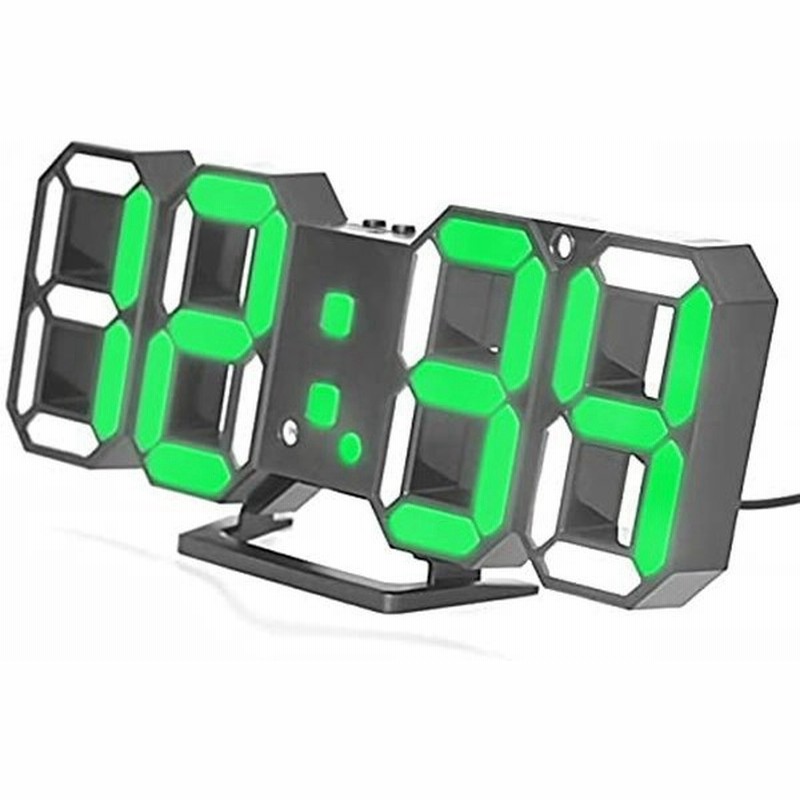 Goodsland 壁掛け 可能 Led 置き時計 デジタル Usb給電 掛け時計 壁掛け時計 おしゃれ アラーム 温度 日付 12h 24 通販 Lineポイント最大get Lineショッピング