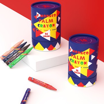 英國Flowermonaco幼兒水洗胖蠟筆16色