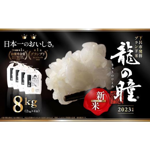 ふるさと納税 岐阜県 下呂市 新米2kg×4 (計8kg) 飛騨産・龍の瞳