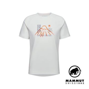 【Mammut長毛象】Mountain T-Shirt Fujiyama Men 防曬機能短袖T恤 白色 男款 #1017-04501
