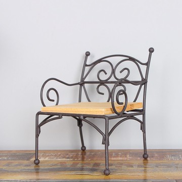 zakka迷你DIY材料造景長椅子凳子小擺件 拍照攝影道具家居裝飾品