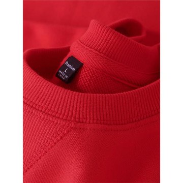 安可拉紅！新年紅重磅毛圈倒三角圓領衛衣 安可雷大紅色長袖上衣