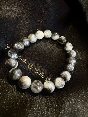 太極。雙生黑白 星輝骨幹 亮彩 星輝骨幹 手珠 手珠