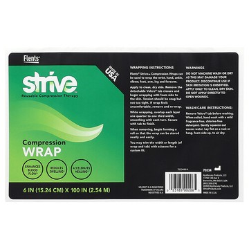 Strive, 可重複使用的壓縮護理，束縛帶，1 條