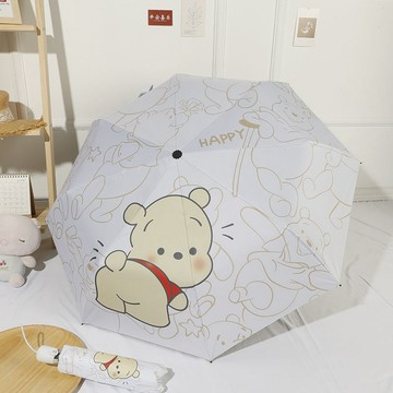 晴雨傘🎀 可愛ins全自動太陽傘遮陽 女超強防曬防紫外線晴雨兩用三折遮陽傘