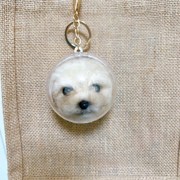 擬真羊毛氈寵物X吊飾款