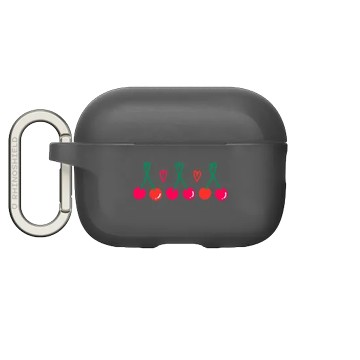 AirPods Pro 2 AirPods Case 黑 - Knock Knock A2Z - 六顆加州櫻桃